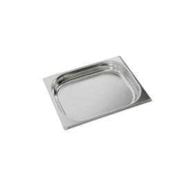 baking sheet GN 1/2 gastronorm stainless steel reinforced rim  L 325 mm  B 265 mm  H 40 mm product photo  S