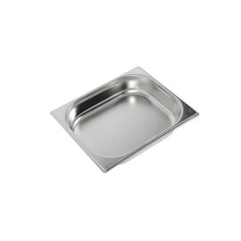 baking sheet GN 1/2 gastronorm stainless steel reinforced rim  L 325 mm  B 265 mm  H 65 mm product photo  S
