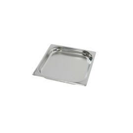 baking sheet GN 2/3 gastronorm stainless steel reinforced rim  L 354 mm  B 325 mm  H 40 mm product photo  S