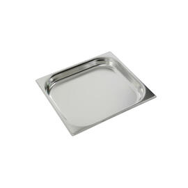 baking sheet GN 2/3 gastronorm stainless steel reinforced rim  L 354 mm  B 325 mm  H 40 mm product photo  S