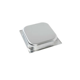 baking sheet GN 2/3 gastronorm stainless steel reinforced rim  L 354 mm  B 325 mm  H 65 mm product photo  S