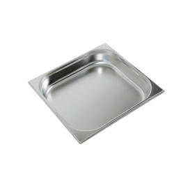 baking sheet GN 2/3 gastronorm stainless steel reinforced rim  L 354 mm  B 325 mm  H 65 mm product photo  S