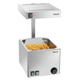 french fries warmer 12-150 GN 1/2 | 270 mm x 350 mm H 220 mm | drain tray product photo  S