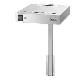 heat lamp 12-150 500 watts L 270 mm W 335 mm H 505 mm product photo  S