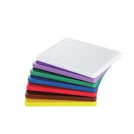 cutting board PRO 32x26 W-R PE white with juice rim HACCP-compliant | non-slip product photo  S
