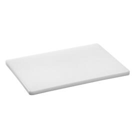 cutting board 40x30 W polyethylene  • white | 400 mm  x 300 mm  H 20 mm product photo  S