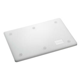 cutting board 40x30 W polyethylene  • white | 400 mm  x 300 mm  H 20 mm product photo  S