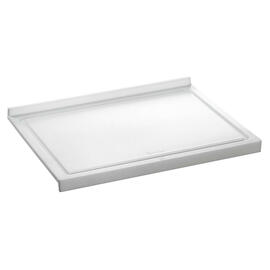 cutting board 48x37 W-RK plastic • white stopper edge with juice rim | 480 mm x 370 mm H 45 mm product photo  S