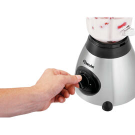 blender 1,5L glass silver coloured product photo  S