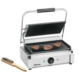 contact grill Panini | 230 volts | cast iron • smooth • grooved product photo