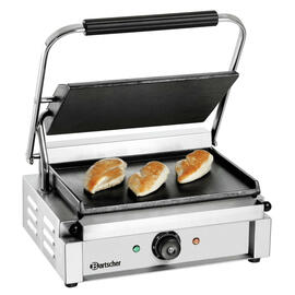 contact grill Panini | 230 volts | cast iron • smooth • smooth product photo  S