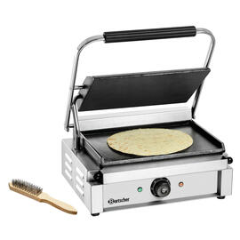 contact grill Panini | 230 volts | cast iron • smooth • smooth product photo