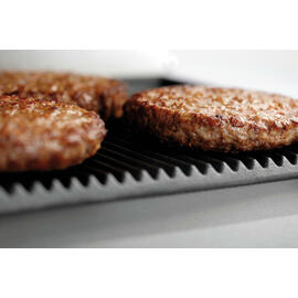 contact grill 1R | 230 volts | enamelled cast iron • grooved • grooved product photo  S