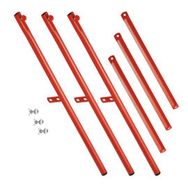 tripod 3K500 suitable for paella gas burner red H 750 mm product photo  S