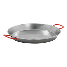 paella pan STP380  • steel  Ø 380 mm | 485 mm  x 385 mm  H 45 mm | red lacquered handles product photo  S