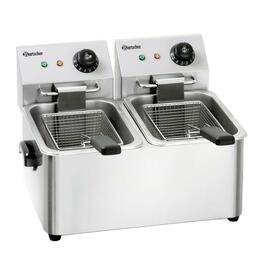 electric deep fryer SNACK II | 2 basins 2 baskets 4.0 ltr | 230 volts 4 kW product photo  S
