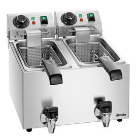fryer SNACK II Plus | 2 basins 2 baskets 4 ltr | 230 volts 4 kW product photo  S