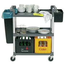 clearing container black 1 compartment 2-part  L 335 mm  H 560 mm product photo  S