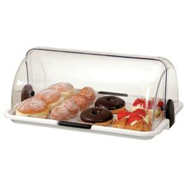 buffet showcase large plastic white  L 470 mm  B 315 mm  H 195 mm product photo