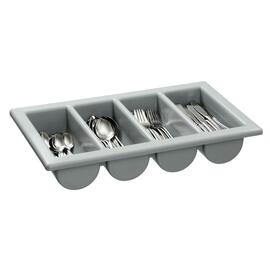 cutlery tray GN 1/1 grey 4 compartments  L 530 mm  H 100 mm product photo