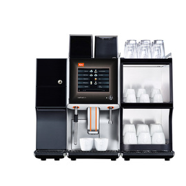 coffee automat Melitta Cafina® XT7 with milk frother | hot water supply product photo  S