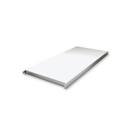 closed shelf board NORM 5 stainless steel 1200 mm  x 400 mm | shelf load 150 kg product photo