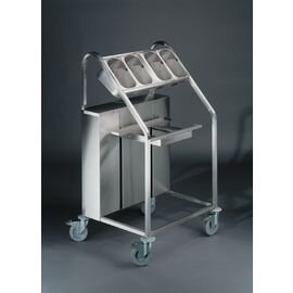 cutlery trolley | tray trolley OTA-E/ BA-4xGN  H 1290 mm product photo