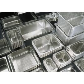 GN container GN 2/1  x 150 mm BGN2/1-150 stainless steel 1 mm | stiff handles product photo