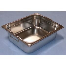 GN container GN 1/2  x 100 mm BGN1/2-100 stainless steel 0.8 mm | drop handles product photo