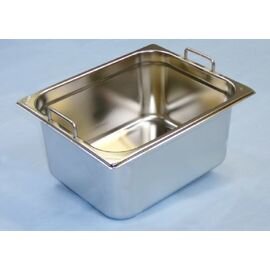 GN container GN 1/2  x 150 mm BGN1/2-150 stainless steel 0.8 mm | stiff handles product photo
