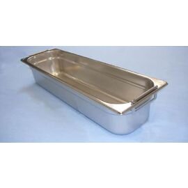 GN container GN 2/4  x 100 mm BGN2/4-100 stainless steel 0.8 mm | drop handles product photo