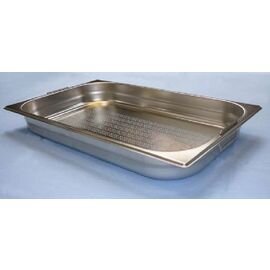 GN container GN 1/1  x 65 mm BGN1/1-65 P perforated stainless steel 0.8 mm | drop handles product photo