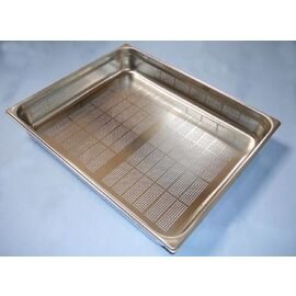 GN container GN 2/1  x 100 mm BGN2/1-100 P perforated stainless steel 1 mm product photo