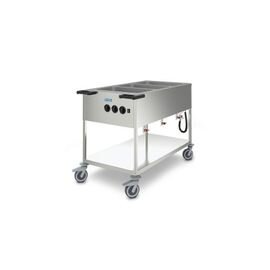 food serving trolley SPA/EB-3 heatable  • 3 basins product photo  S