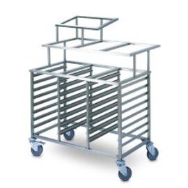 open food serving trolley SPA/O-3 AL  • 3 basins product photo