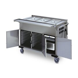 food trolley SPTW 3EBH 3WF KD VAR heatable • 3 basins product photo