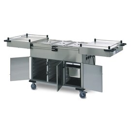 food trolley SPTW-3/EBF-S heatable  • 3 basins product photo