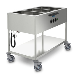 food serving trolley SPA/EB-3 LS heatable  • 3 basins product photo