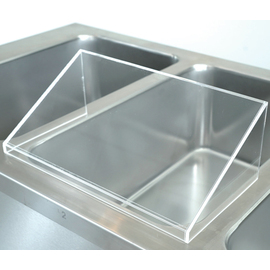 cough protection | spit protection acrylic glass für container GN 1/1 | window size 345 x 175 mm product photo