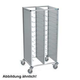 tray clearing trolley 2/14 GN TAWALU  | 325 x 530 mm  H 1635 mm product photo