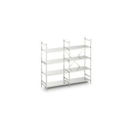 standing rack NORM 28 steel 1575 mm 600 mm  H 1800 mm 4 closed shelf board(s) shelf load 150 kg bay load 600 kg product photo