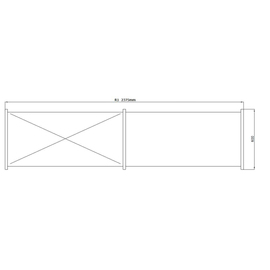 standing rack NORM 5 stainless steel L 2375 mm W 600 mm H 2000 mm product photo  S