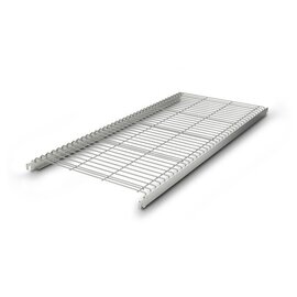 sheet metal grid shelf board NORM 5 stainless steel 1000 mm  x 500 mm | shelf load 150 kg product photo