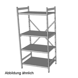 standing rack NORM 5 | 4 closed shelf board(s) | 1400 mm x 600 mm H 2000 mm product photo