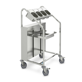 cutlery trolley | tray trolley OTA-E/ BA-4xGN  H 1290 mm product photo
