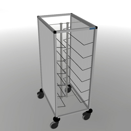 tray clearing trolley TAWALU 1/12 B-DT-175 H 1435 mm product photo