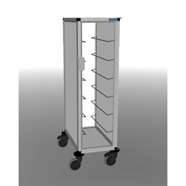 tray clearing trolley 1/6 GN TAWALU  | 325 x 530 mm  H 1445 mm | space between boards 175 mm product photo