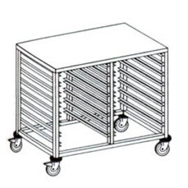 shelved trolley RWG/14 gastronorm  | suitable for 14 sheets GN 1 / 1-65 product photo