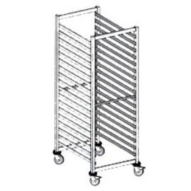 shelved trolley RWG 1/36 GN 75-B-U gastronorm | suitable for 	36 GN 1/1 | 18x GN 2/1 product photo