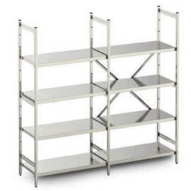 standing rack NORM 5 | 4925 mm 300 mm H 1800 mm | 4 closed shelf board(s) shelf load 150 kg bay load 600 kg product photo